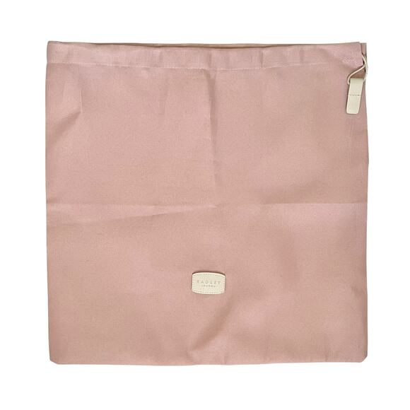 Radley London Pink Drawstring Dust Bag Protective Storage Cover Sleeper 15"x15" - Picture 1 of 5